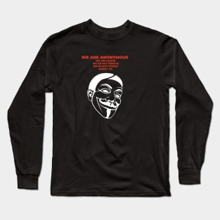 We are Anonymous 2 Long Sleeve T-Shirt